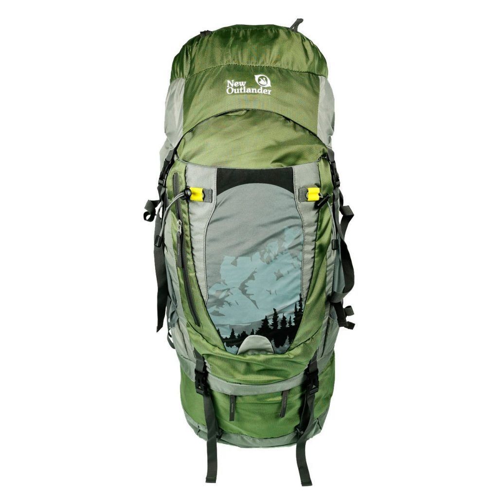 Mochila New Outlander 70+10L para campamentos y mochileros