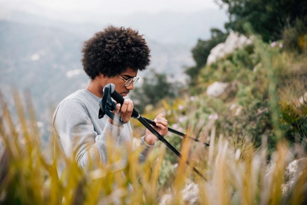 cómo elegir un bastón de trekking