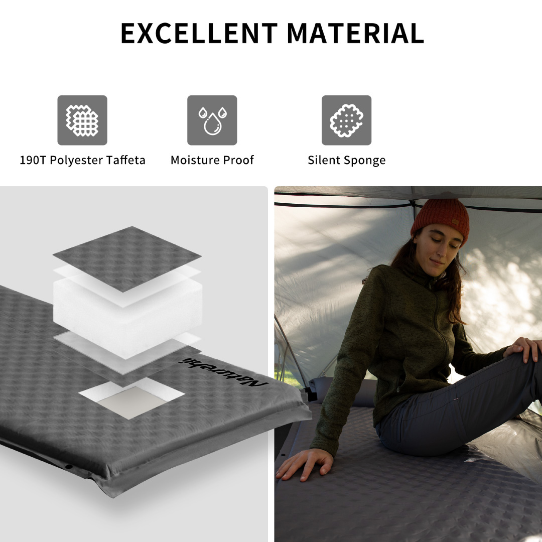 Colchoneta autoinflable D01 Naturehike Grey-04-OK-01