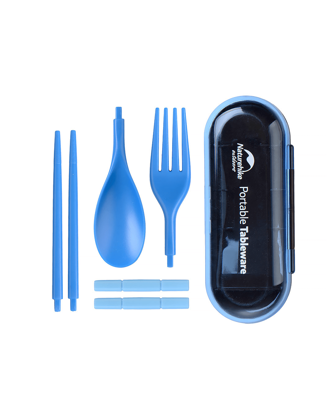 set de cubiertos portátil Naturehike para campamento