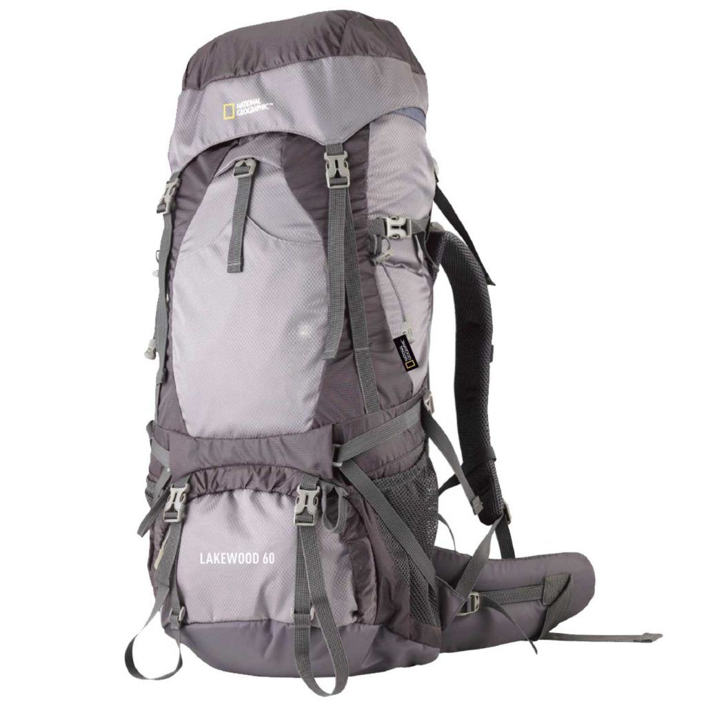 mochila lakewood 60L para mochileros y viajes largos National Geographic