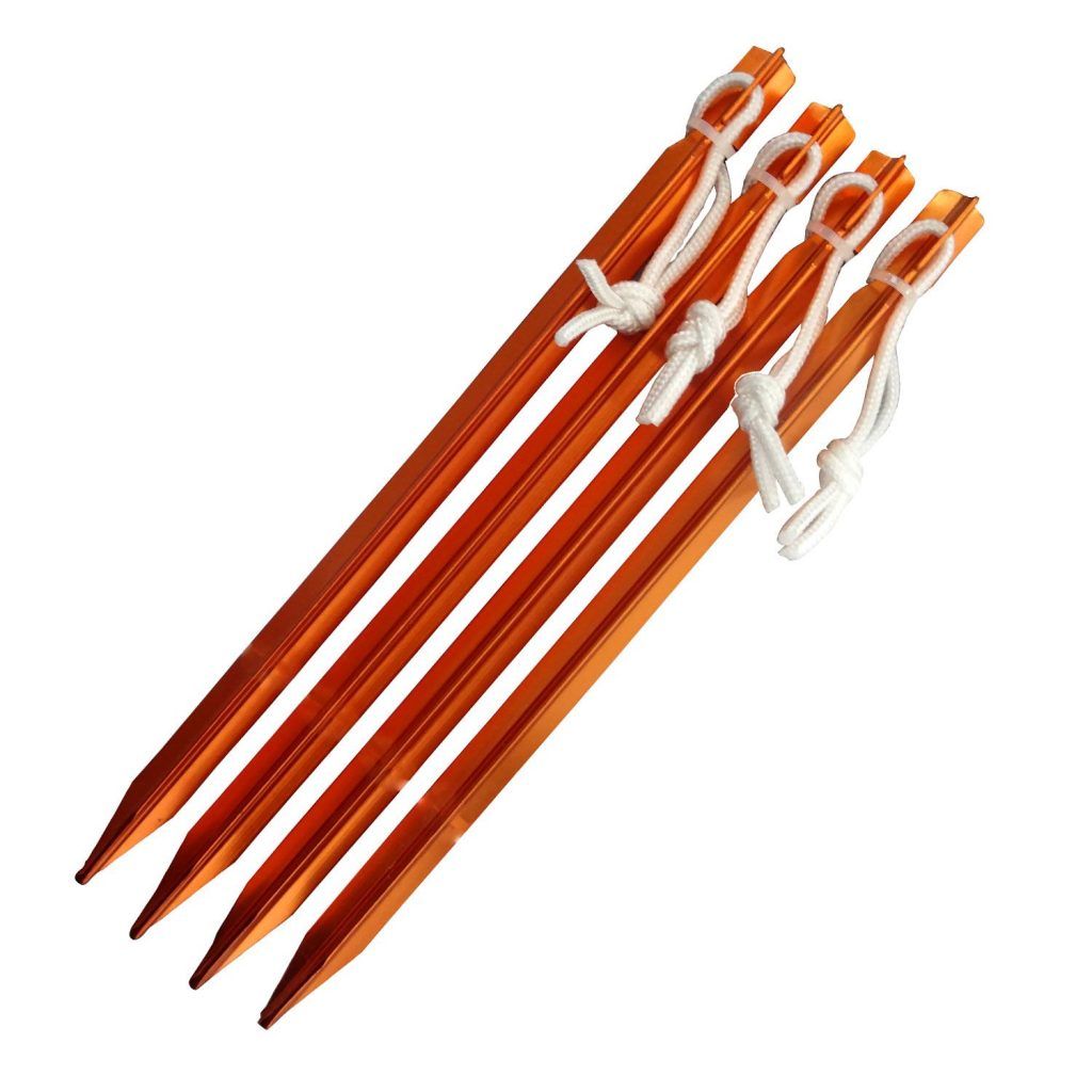 Estacas de aluminio para carpas de la marca National Geographic