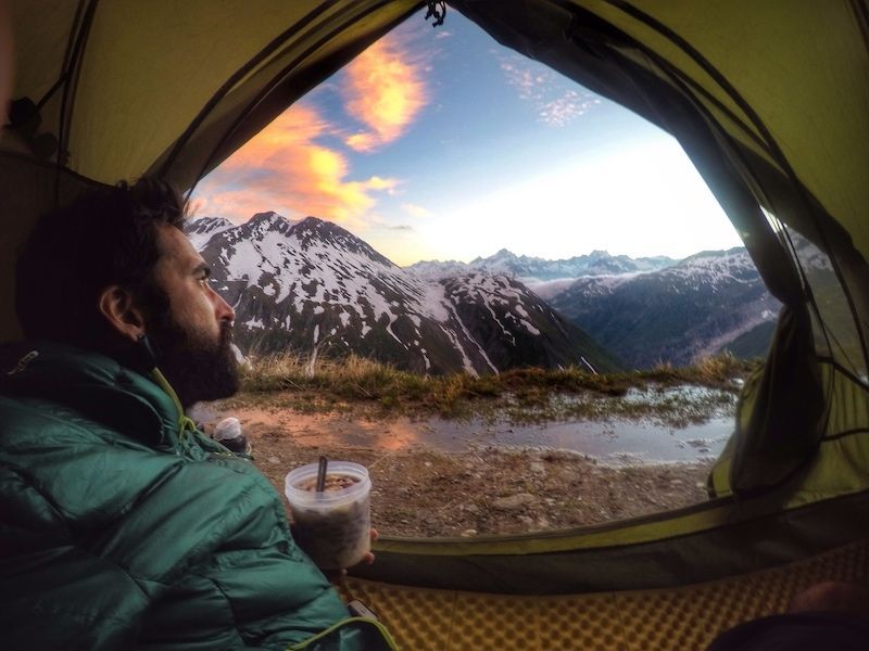 Cómo acampar consejos sobre comida e hidratación