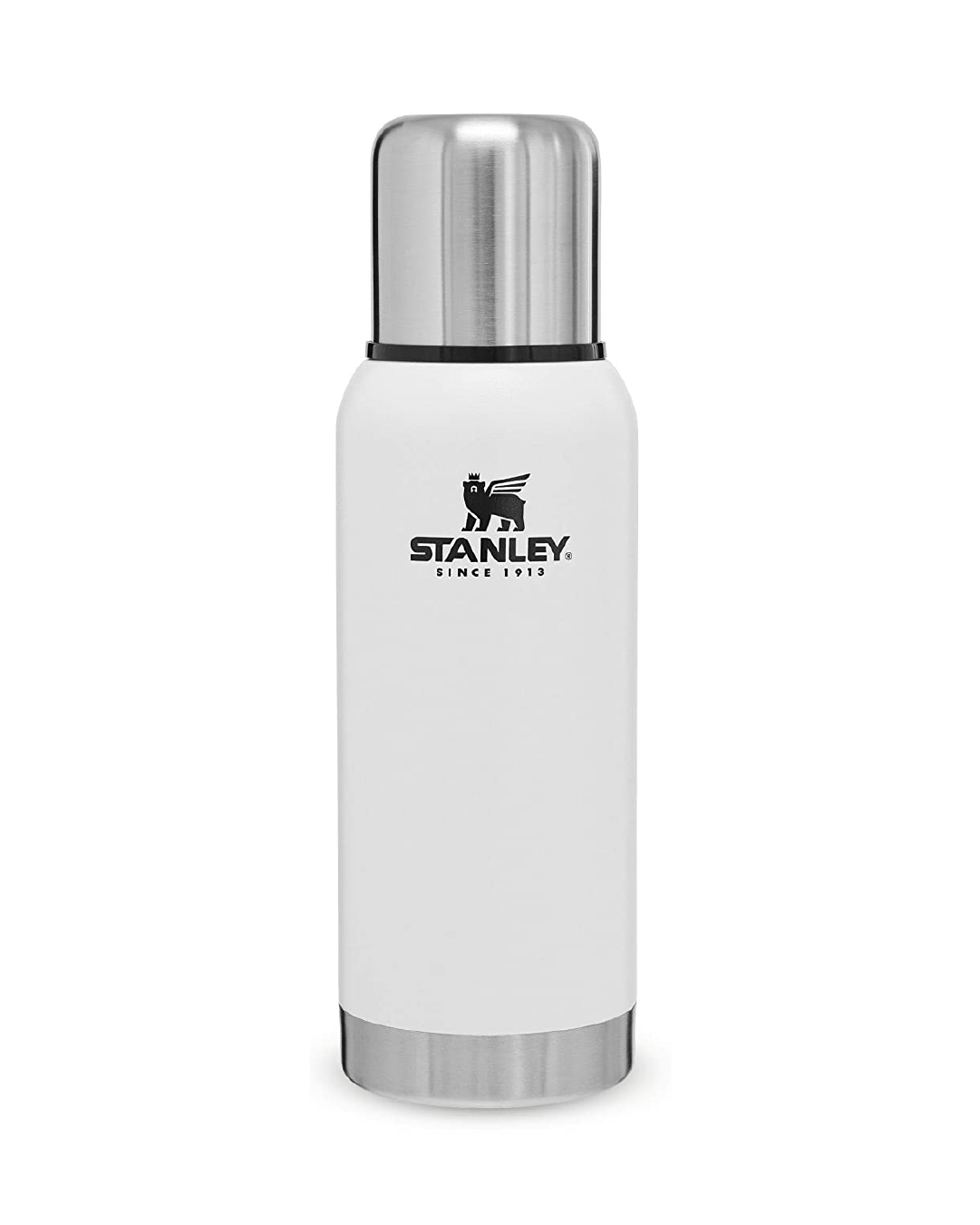 Termo Stanley Adventure 750 ml de acero inoxidable color blanco