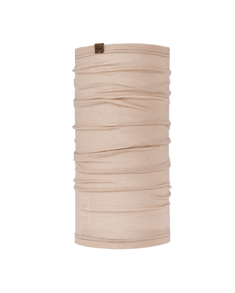Bandana de lana merino marca Naturehike beige