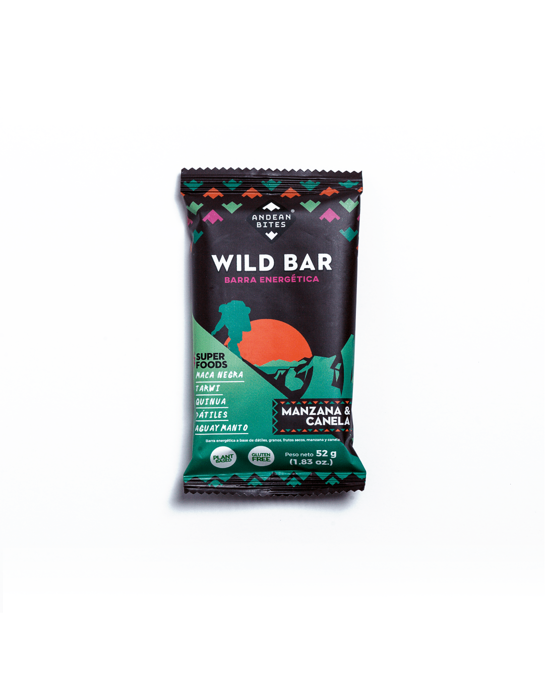 wild bar de manzana y canela Andean bites