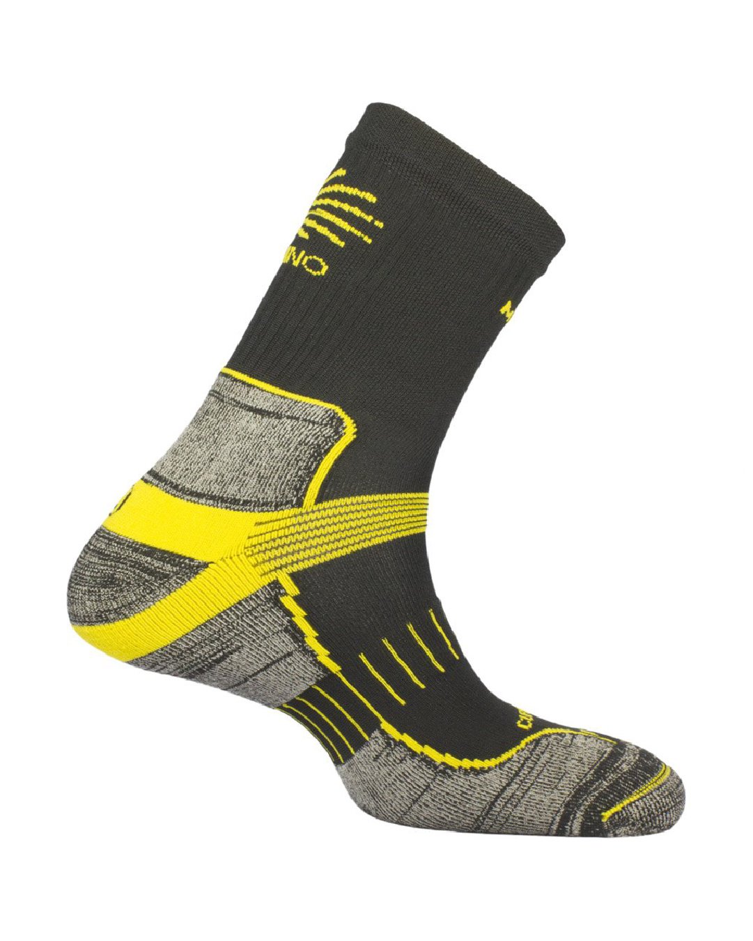 Medias de trekking con termorregulación modelo Peregrino de Mund Socks color negro