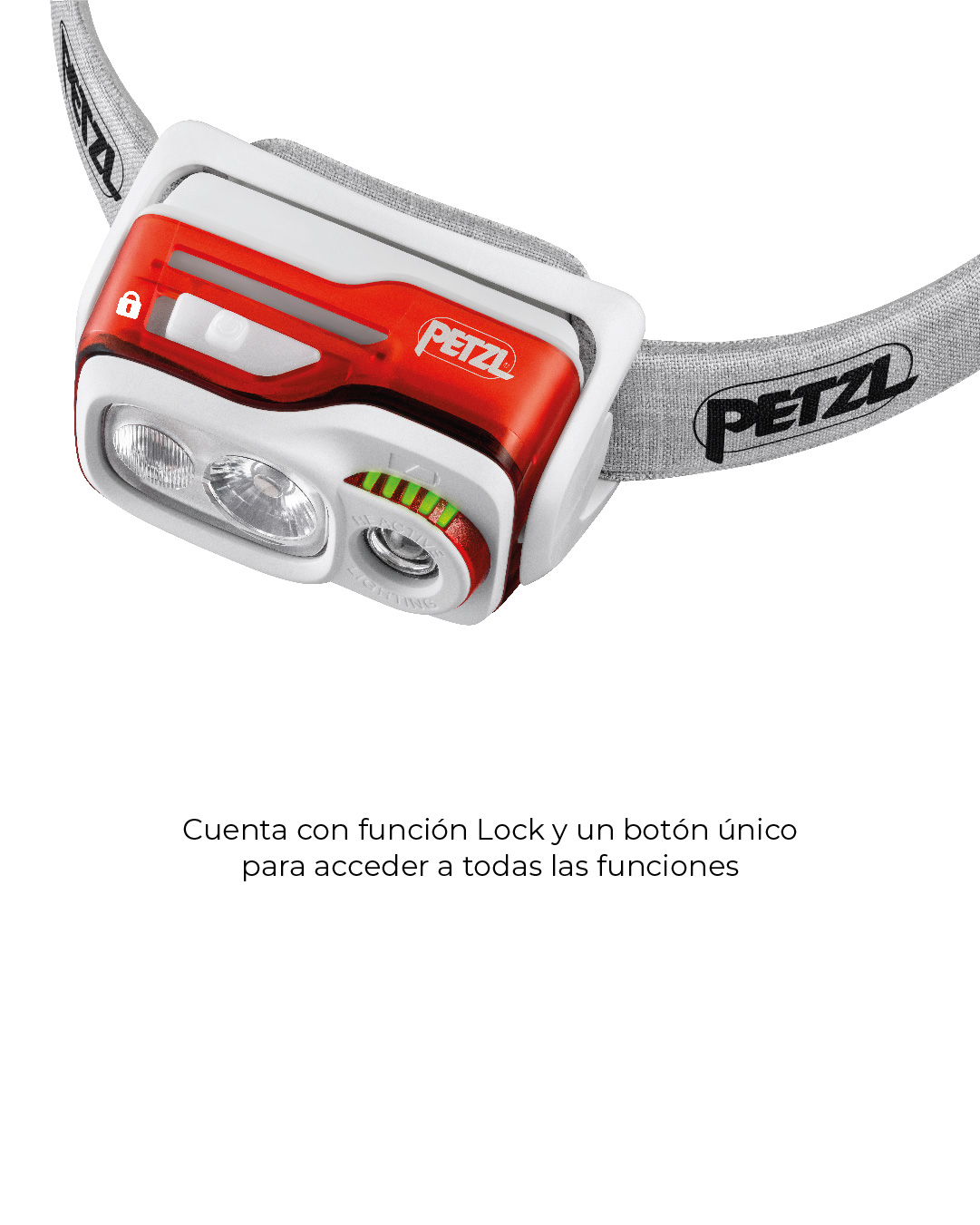 Linterna frontal recargable Petzl Swift RL E810AB00 - Prolaboral