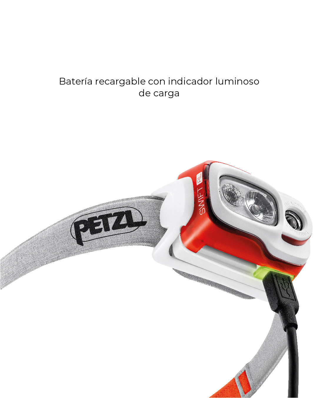 Linterna frontal recargable Petzl Swift RL E810AB00 - Prolaboral