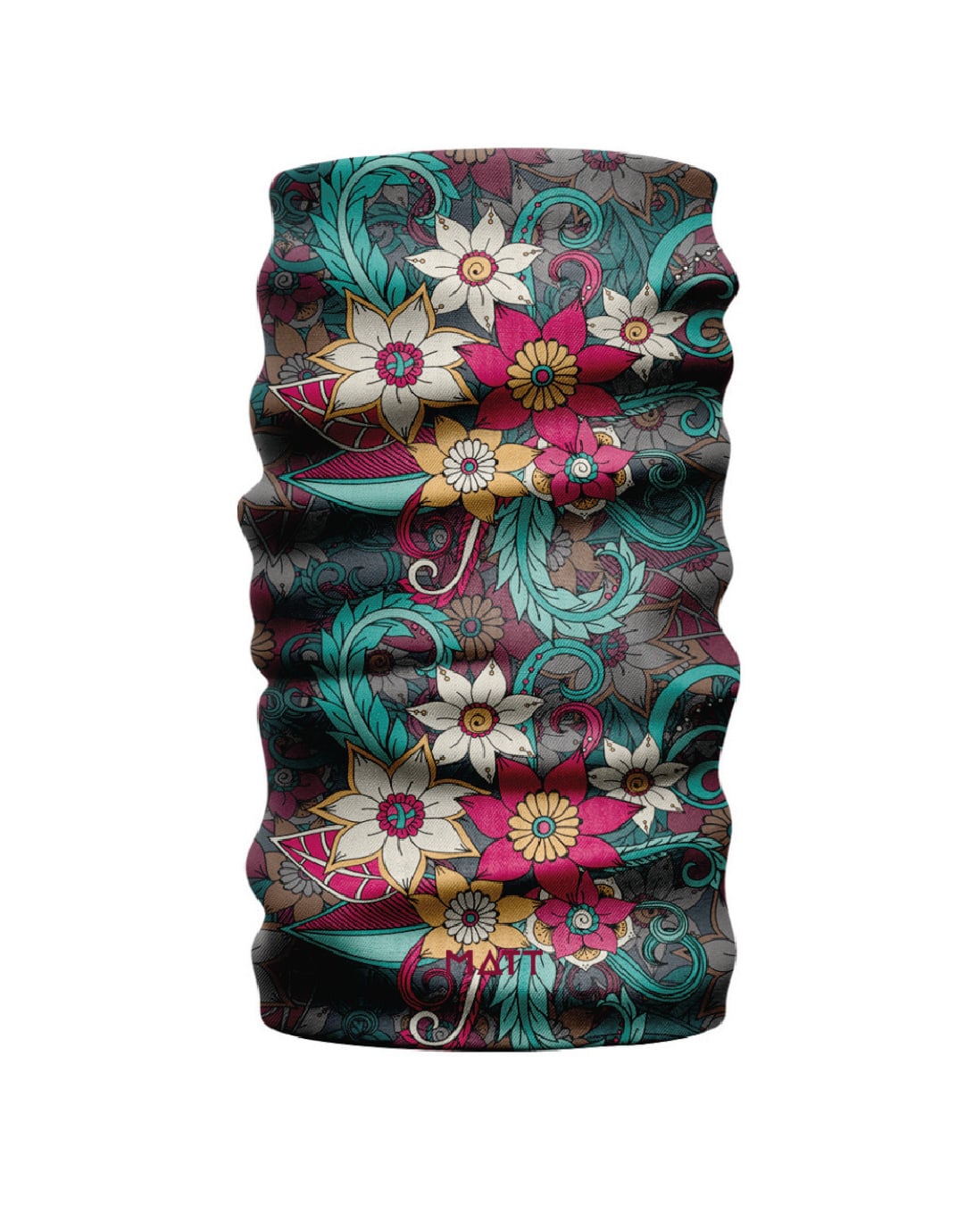 Bandana Coolmax Eco Flowers - Matt