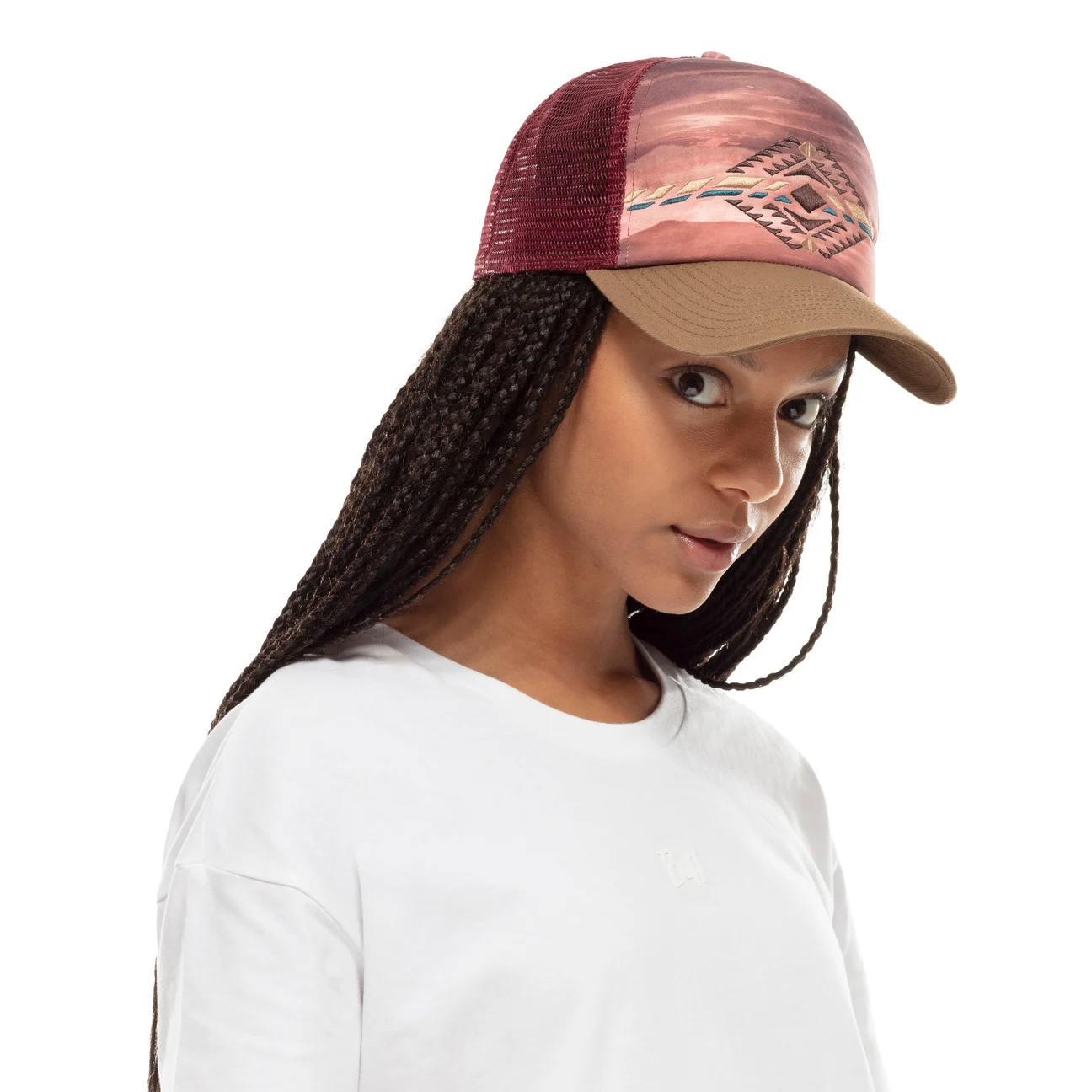 Sykora-Maroon-Trucker-Cap-by-BUFF
