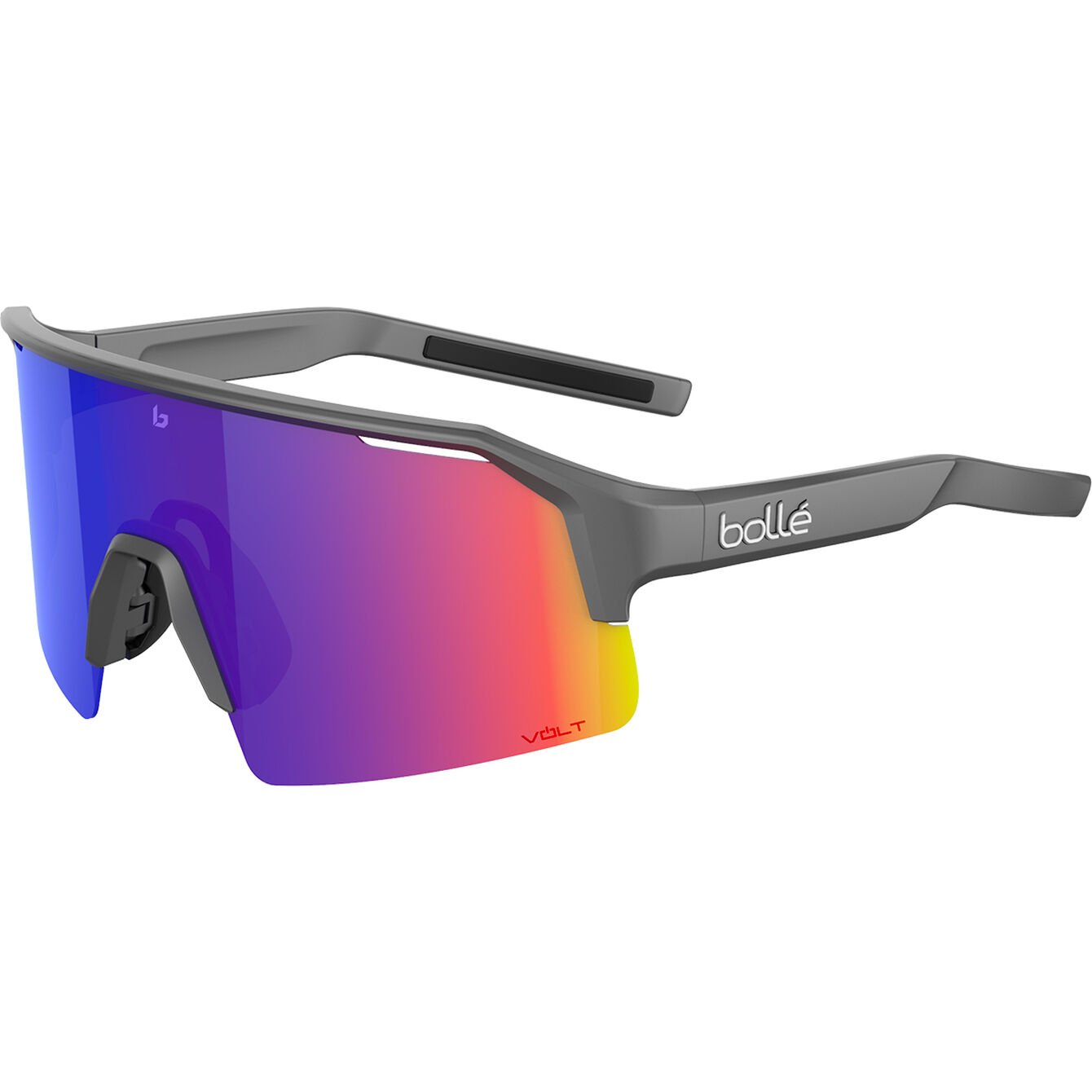 Lentes C-Shifter Titanium Matte | Volt+ Ultraviolet Polarized (Cat 3) - Bollé