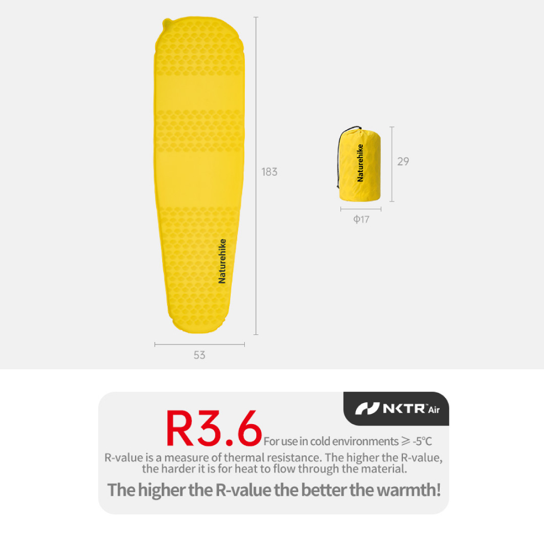 Colchoneta autoinflable Yugu Pro Naturehike-09