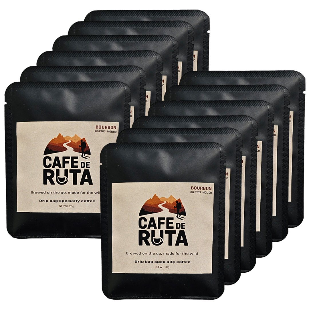 Drip bags de café de especialidad Bourbon (x12) - Café de Ruta