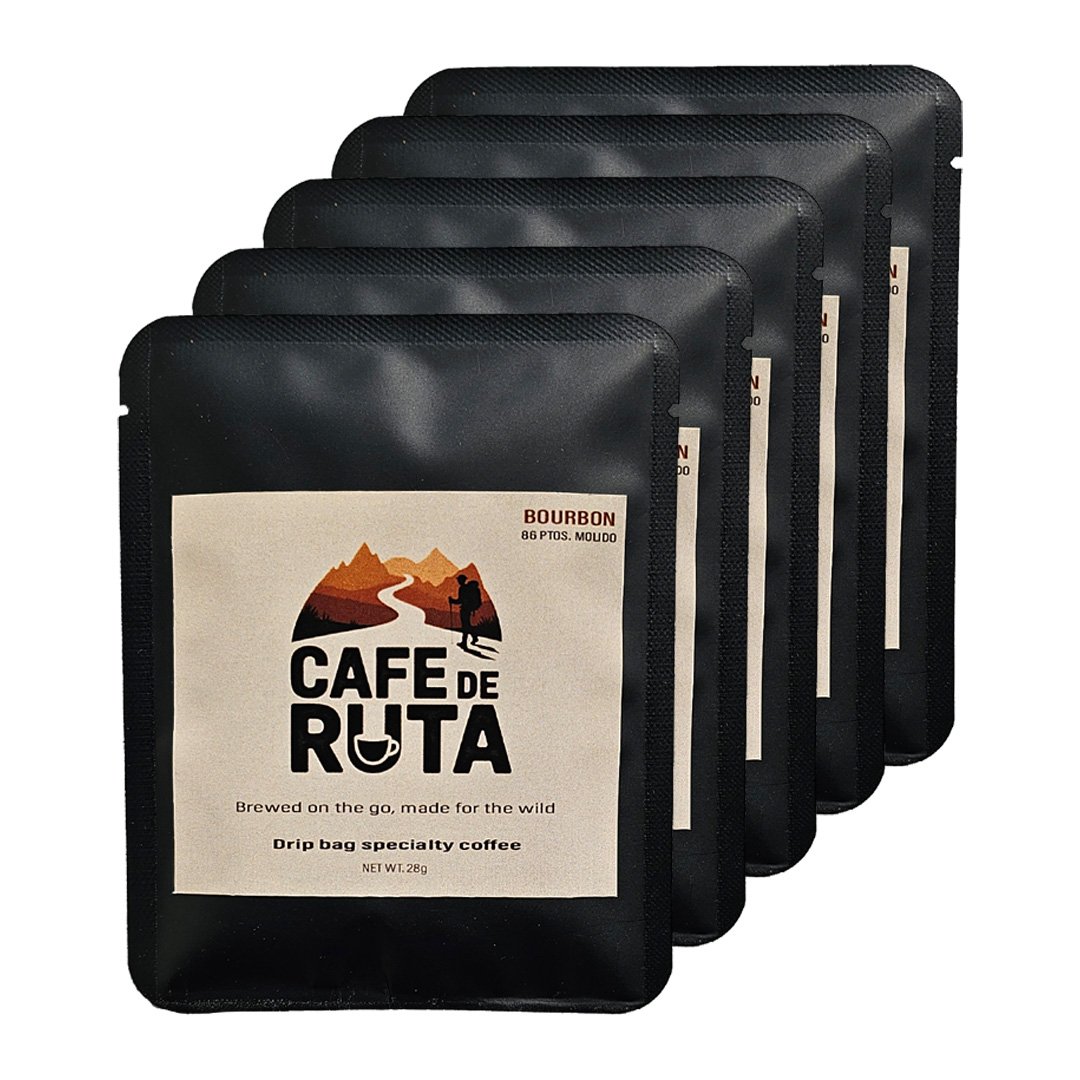 Drip bags de café de especialidad Bourbon (x5) - Café de Ruta