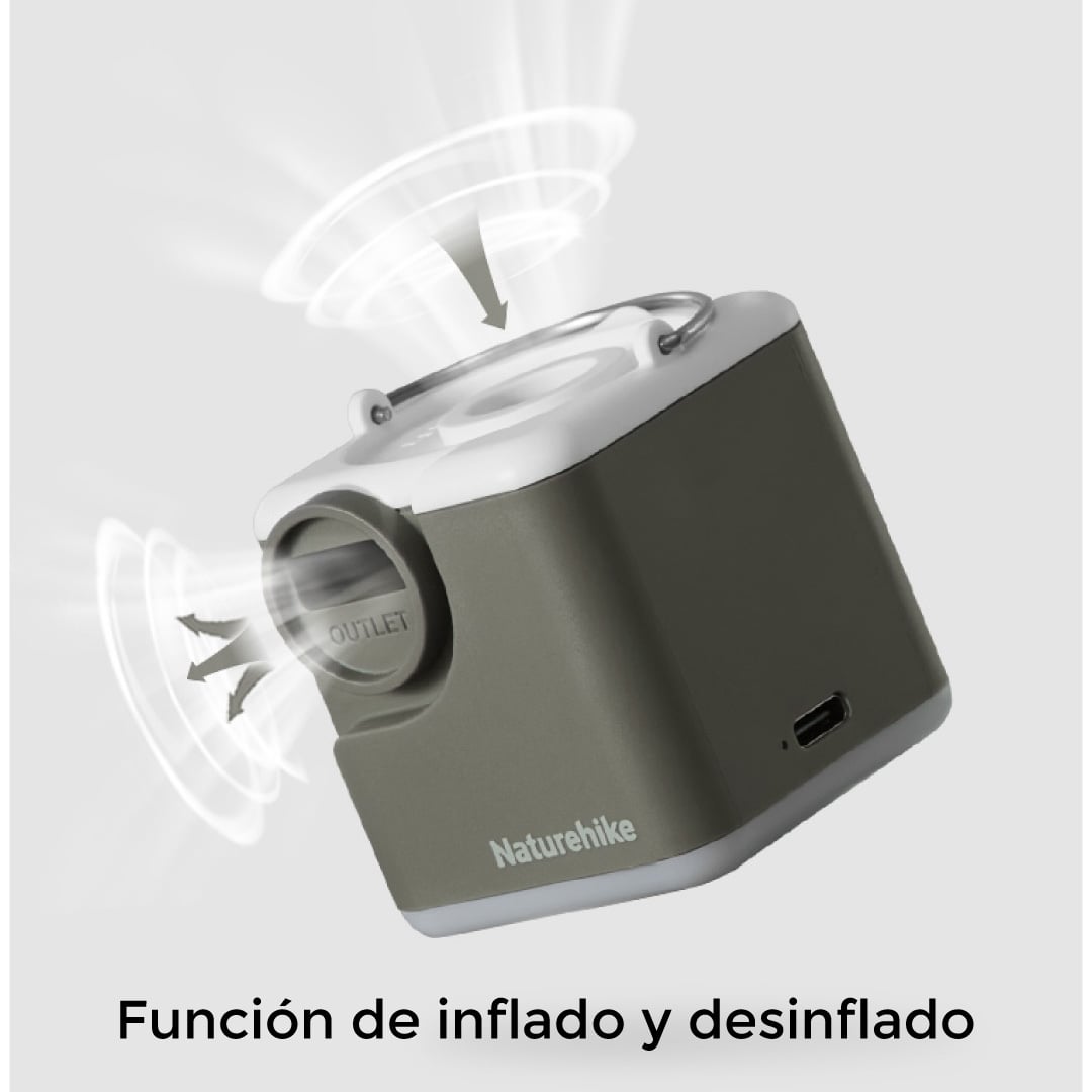 Inflador recargable ultracompacto Naturehike-10