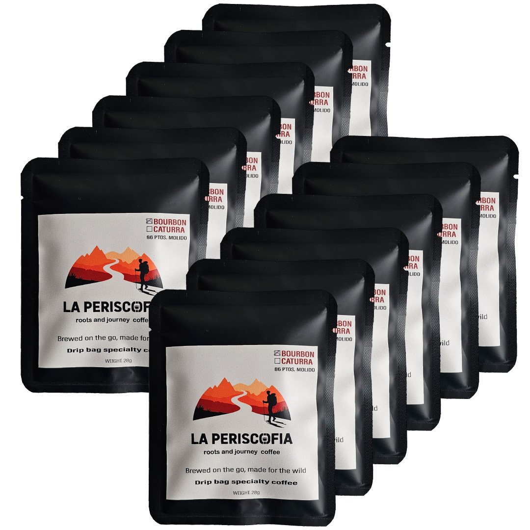 Drip bags de café de especialidad Bourbon (x12) - La Periscofia