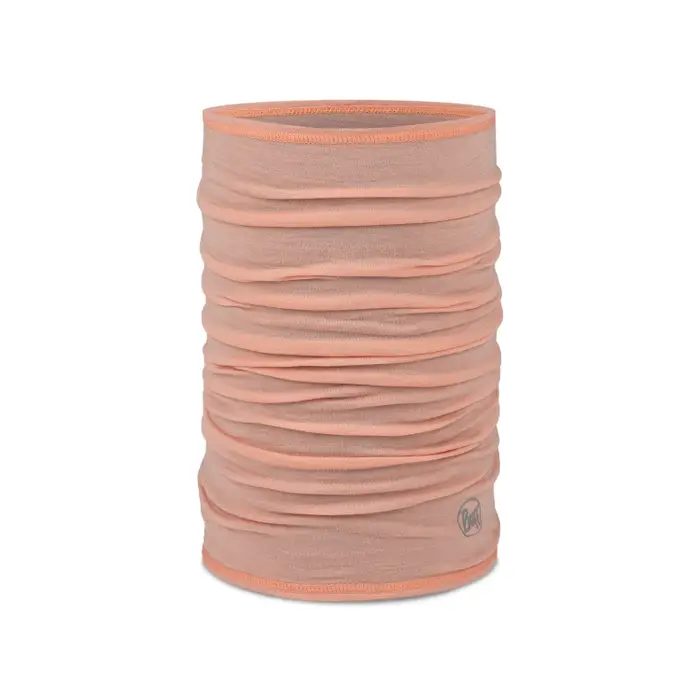 Bandana de lana merino Lightweight Solid Coral - Buff